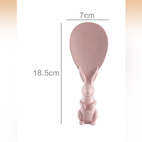 5for$10 Two Rabbit Shaped Rice Spoon, Kitchen Shovel, Standing Cooking Tools - Picture 6 of 10